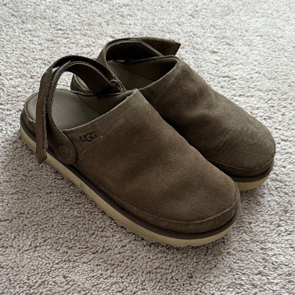 UGG Goldenstar Clogs Suede Slip-On Mules